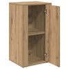 vidaXL Vitrina Roble artesanal 40 x 33 x 70 cm Madera contrachapada