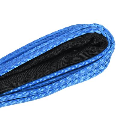 vidaXL Cable de cabrestante azul 9 mm x 26 m
