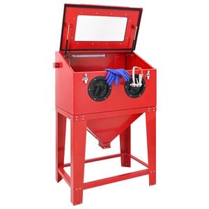 vidaXL Cabina de Chorro de Arena 245 L 120 PSI Acero laminado en fr&iacute;o