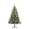 vidaXL Árbol de Navidad Artificial Plegable con Nieve Esponjosa 120 cm