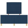 vidaXL Estructura de cama con cabecera Azul 140 x 190 cm tela