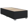 vidaXL Cama box spring con colch&oacute;n cuero sint&eacute;tico negro 90x190 cm