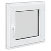 vidaXL Ventana de s&oacute;tano RISOR 60 x 60 cm PVC y vidrio Gris antracita