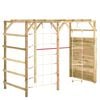 vidaXL Estructura escalada madera de pino impregnada 240x100x170 cm