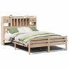 vidaXL Cama con estanter&iacute;a sin colch&oacute;n madera maciza de pino 140x200cm