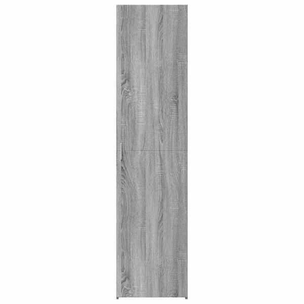 vidaXL Aparador de madera de ingenier&iacute;a gris Sonoma 45x42,5x185 cm