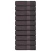 vidaXL Toallas de mano FROGN 10 uds antracita 50x100 cm 360 g/m&sup2;