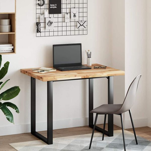 vidaXL Tablero escritorio madera maciza acacia sin tratar 100x70x4 cm