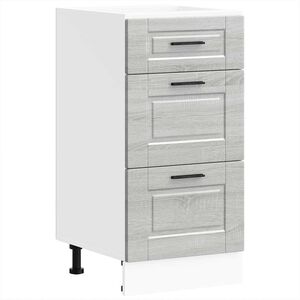 vidaXL Mueble bajo de cocina porto gris sonoma madera reconstituida