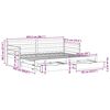 vidaXL Sofá cama nido con cajones sin colchón 80x200 cm