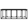 vidaXL Mesa de centro madera de ingenier&iacute;a negra 100x50x35,5 cm
