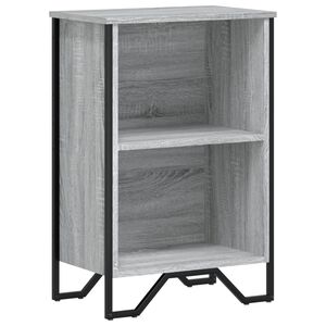 vidaXL Estanter&iacute;a madera de ingenier&iacute;a gris Sonoma 50x31x74,5 cm