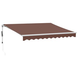 vidaXL Toldo retr&aacute;ctil autom&aacute;tico burdeos 300x250 cm