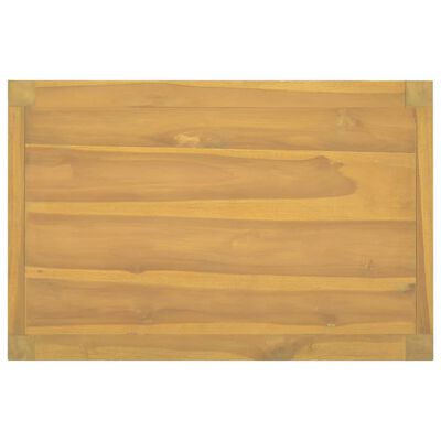 vidaXL Armario de baño madera maciza de teca 60x40x75 cm