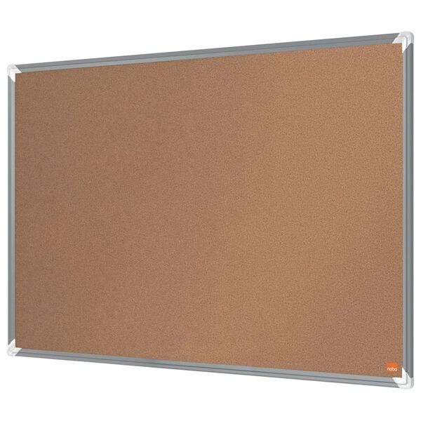 Nobo Tabl&oacute;n anuncios de corcho Premium Plus 90x60 cm marr&oacute;n