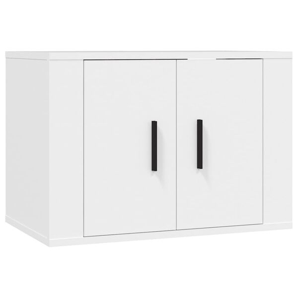 vidaXL Mueble para TV de pared blanco 57x34,5x40 cm