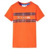 Camiseta infantil naranja oscuro 140