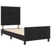 vidaXL Cama tipo Box Spring con cabecera Negro 90 x 200 cm Terciopelo