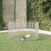 vidaXL Recinto animales corral 6 paneles hierro galvanizado 54x60 cm