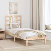 vidaXL Estructura de cama madera maciza 75x190 cm