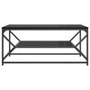 vidaXL Mesa de Caf&eacute; Roble Negro 90 x 50 x 40 cm