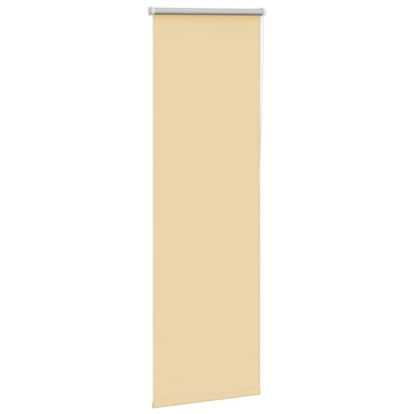 vidaXL Estor Enrollable Opaco Beige 55x150 cm Tela Ancho 50,7 cm