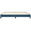 vidaXL Estructura cama sin colch&oacute;n terciopelo azul oscuro 200x200 cm