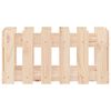vidaXL Jardinera con dise&ntilde;o de valla madera maciza de pino 60x30x30 cm