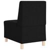 vidaXL Unidad de Sofá Modular sin Brazos 2 pcs Negro 55 x 74 x 82 cm