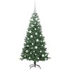 vidaXL &Aacute;rbol de Navidad con 150 LED con soporte Verde 120 cm PVC