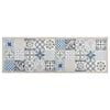 vidaXL Alfombra de cocina lavable Mosaic 60x180 cm