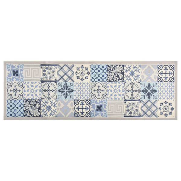 vidaXL Alfombra de cocina lavable Mosaic 60x180 cm