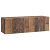 vidaXL Mueble para TV de pared Madera envejecida 98 x 31 x 30 cm