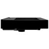 vidaXL Lavabo rectangular cer&aacute;mica orificio de grifo negro 60x46 cm
