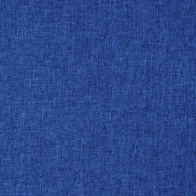 vidaXL Silla de suelo plegable de tela azul