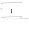 vidaXL Toldo Retr&aacute;ctil Antracita 350 x 200 cm Poli&eacute;ster y Aluminio