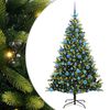 vidaXL &Aacute;rbol de Navidad Artificial Plegable 300 LEDs Verde 180 cm