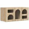 vidaXL Mueble de TV ELST 80 x 35 x 40 cm Roble Sonoma