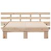 vidaXL Estructura de cama Marrón 120 x 200 cm Madera de pino macizo