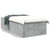 vidaXL Estructura de cama madera de ingenier&iacute;a gris hormig&oacute;n 100x200cm