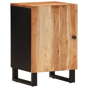 vidaXL Mueble de ba&ntilde;o madera maciza de acacia 38x33x58 cm