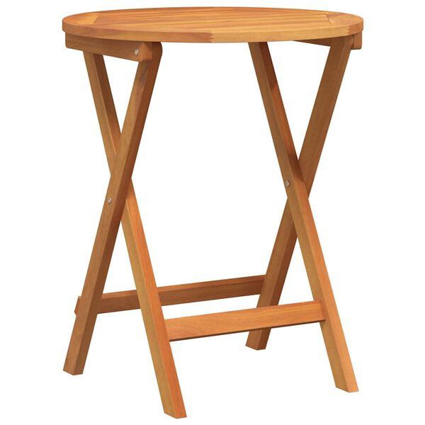 vidaXL Mesa de Jard&iacute;n Natural 60 x 60 x 72 cm Madera de Acacia S&oacute;lida