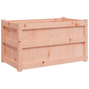 vidaXL Jardinera madera maciza Douglas 90x50x50 cm