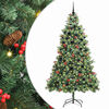 vidaXL &Aacute;rbol de Navidad artificial 300 LED Blanco C&aacute;lido PVC y Metal