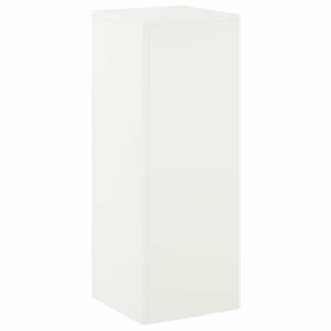 vidaXL Soporte de plantas Blanco 30 x 30 x 80 cm Acero
