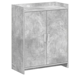 vidaXL Armario Zapatero con puerta Gris Hormig&oacute;n 73,5 x 36 x 92 cm
