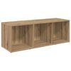 vidaXL Conjunto de mueble de TV 2 pcs Roble artesanal 107 x 35 x 37 cm