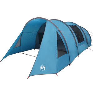 vidaXL Tienda t&uacute;nel para 4 personas 4 persona Azul y gris