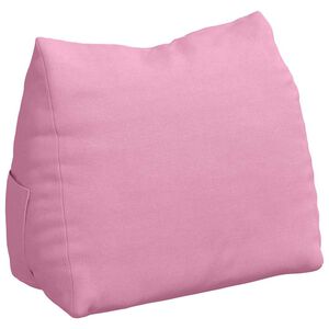 vidaXL Coj&iacute;n de Espalda Rosa 45 x 20 x 35 cm tela