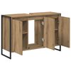 vidaXL Gabinete de Ba&ntilde;o con puerta Roble Artesanal 90 x 30 x 60 cm